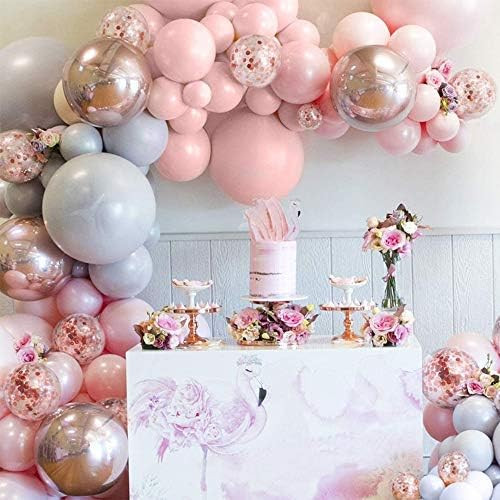 Balloon Garland Arch Kit Comes With A Balloon Pump 167 Pcs 5 To 18 Inches Macaron Colorful Thicke... | Amazon (US)