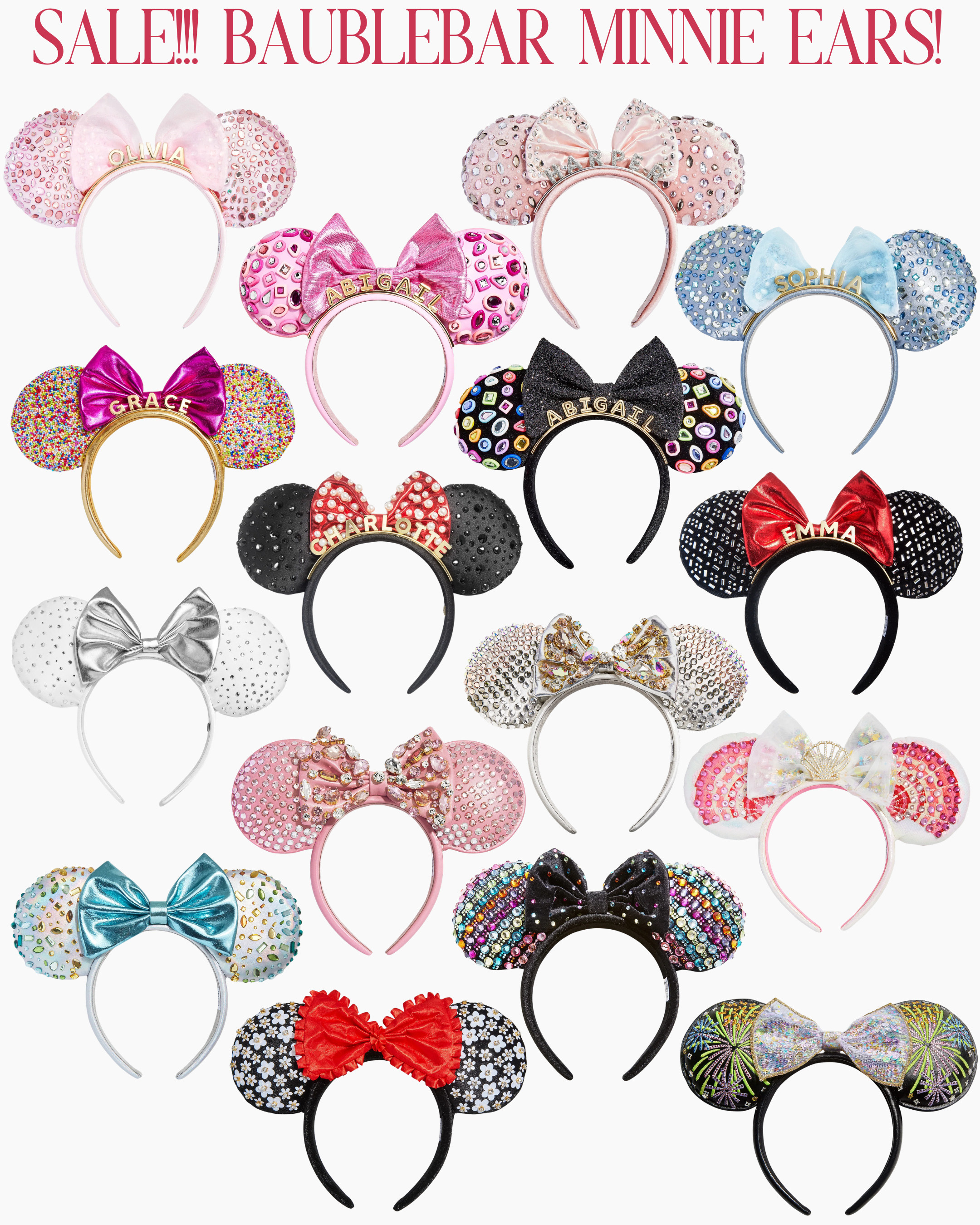 🔥😱😍 RARE drops on Baublebar Minnie Ears 👇! Even CUSTOM! The rest of the Disney (and the most of the site) included in the event as well! Prices drop in your cart! (items are marked) 

 #LTKmomlife #LTKSaleAlert #LTKKids