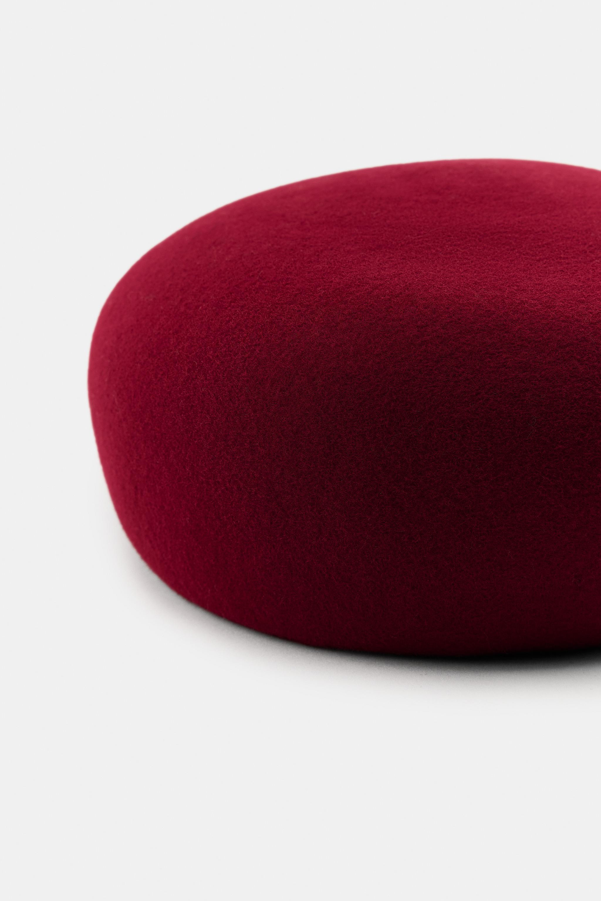 100% WOOL SKULLCAP HAT | Zara US