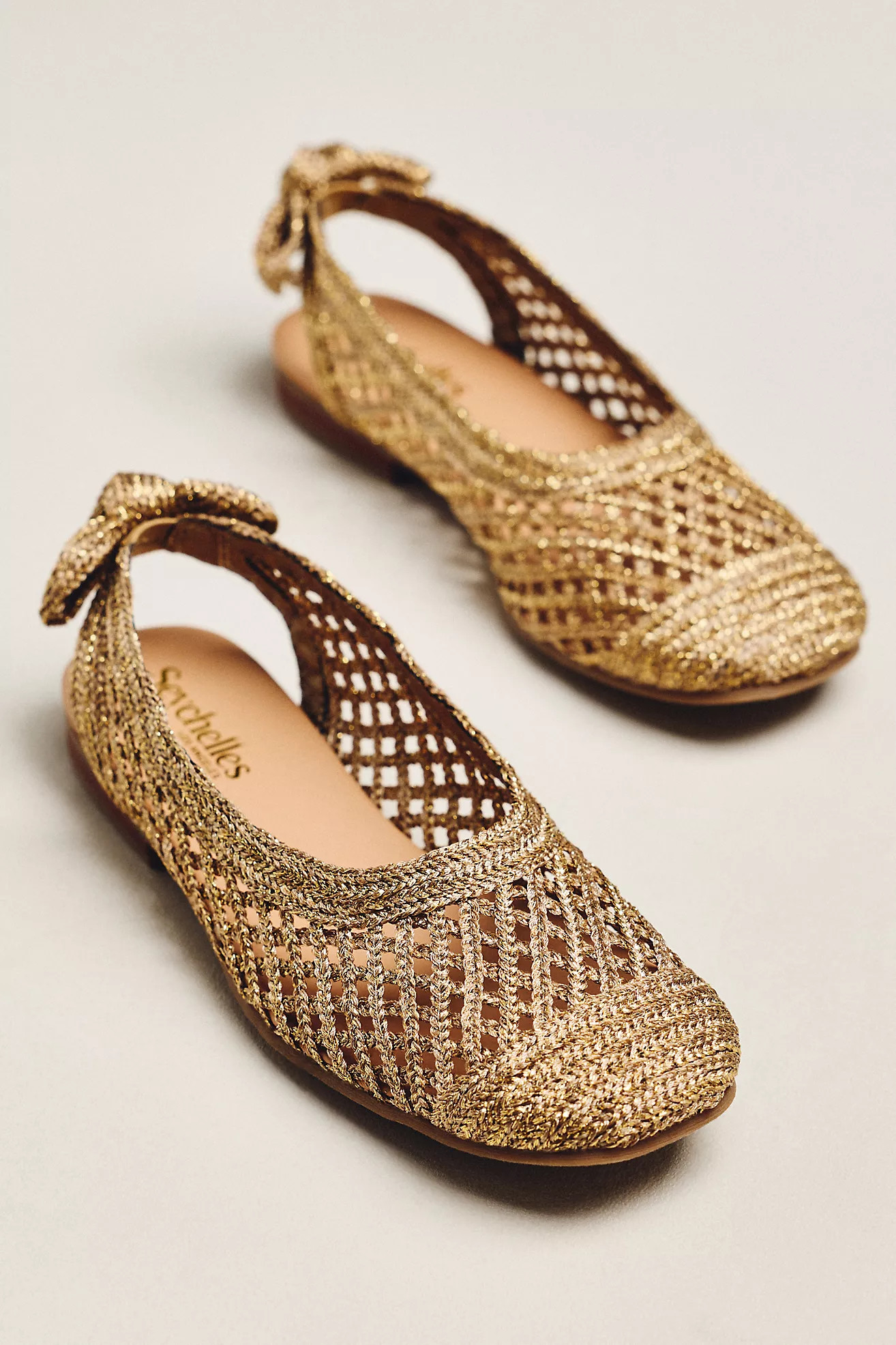 Seychelles Birdie Ankle-Tie Slingback Flats | Anthropologie (US)