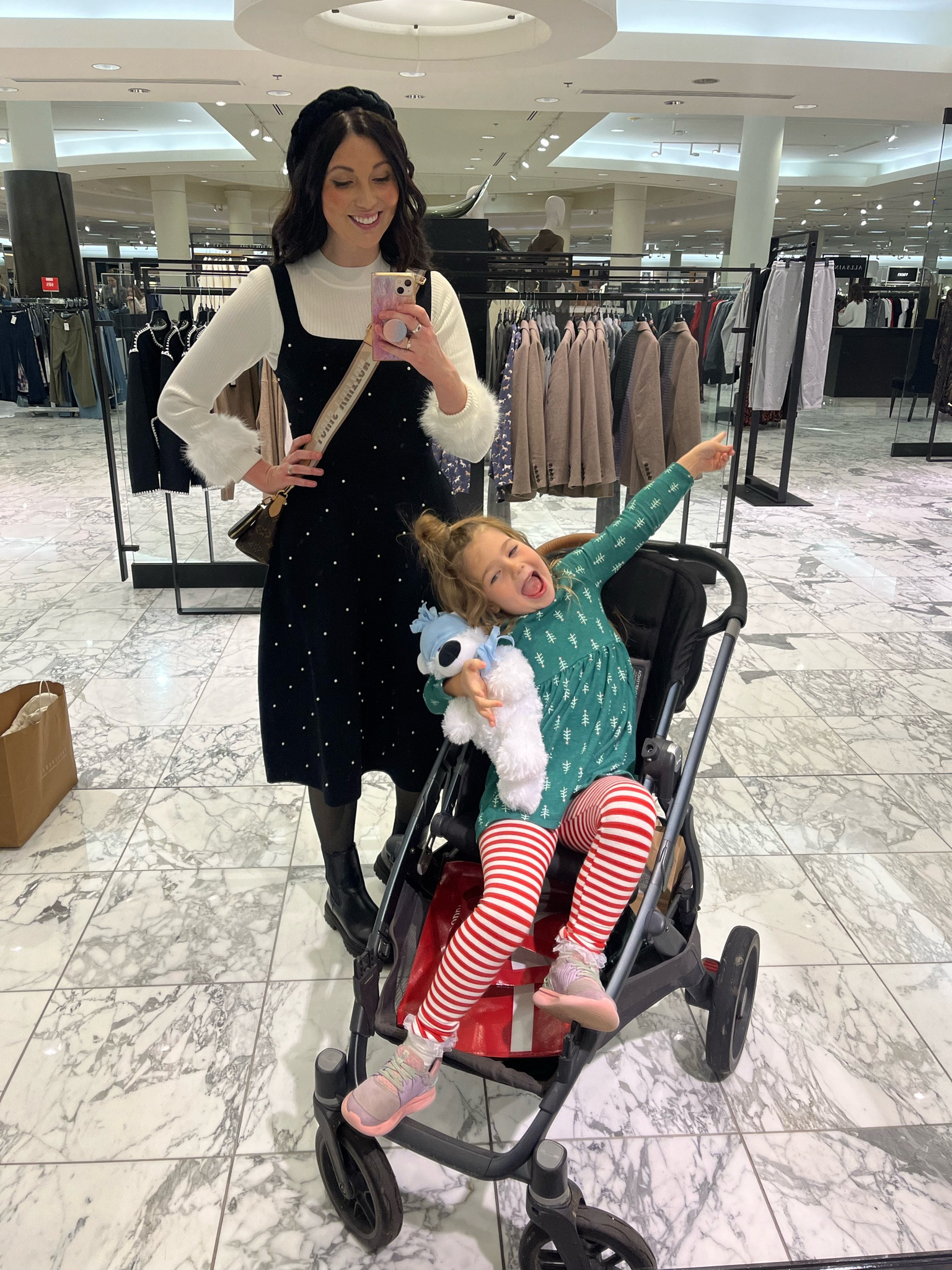 Piper spotted Santa at the mall a mile away. $39 later, we are now the proud new owners of this polar bear and a photo of her telling Santa she wants an electric ride-on Jeep for Christmas 🙃 This dress is HANDS DOWN the best thing I’ve gotten from Walmart and it’s only $32! Link to shop in my stories and profile! 



#LTKHoliday #LTKFindsUnder50 #LTKSeasonal