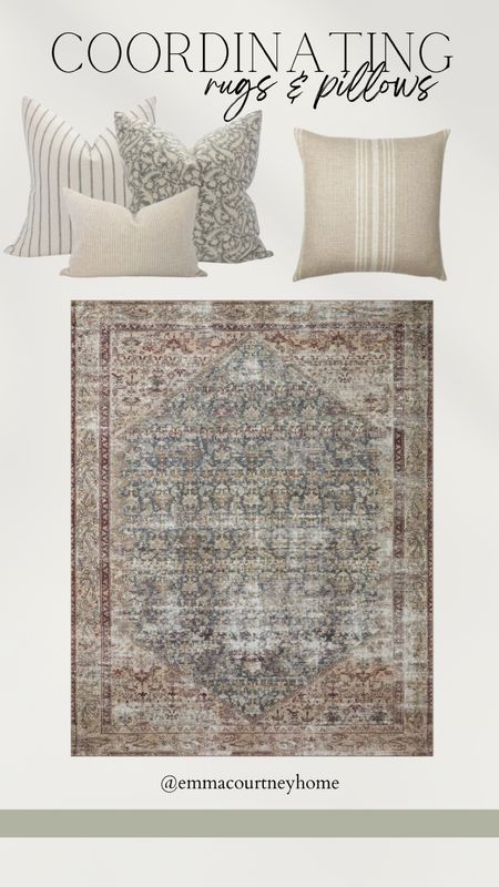 Combinations rug and pillows. Wayfair, Loloi, Etsy 

#LTKsalealert #LTKhome #LTKstyletip