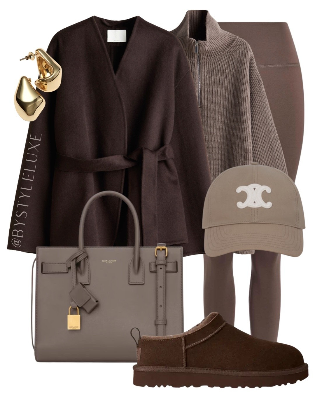 WRAP COAT - styling this new in brown wrap coat with leggings and Ugg micro boots for an everyday casual look 

#coat #autumnoutfit #suede 

#LTKautumn #LTKshoes #LTKbag