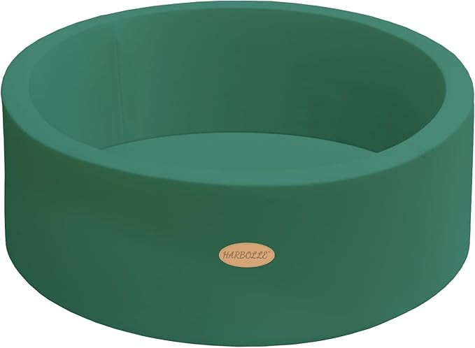 Baby Ball Pit 35.4" Soft Round Memory Foam Ball Pits NOT Included Balls Indoor Outdoor Playpen fo... | Amazon (US)