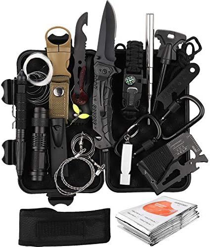 Survival Kits 25 in 1, RegeMoudal Emergency Survival Gear and Equipment, Cool Gadget for Birthday... | Amazon (US)