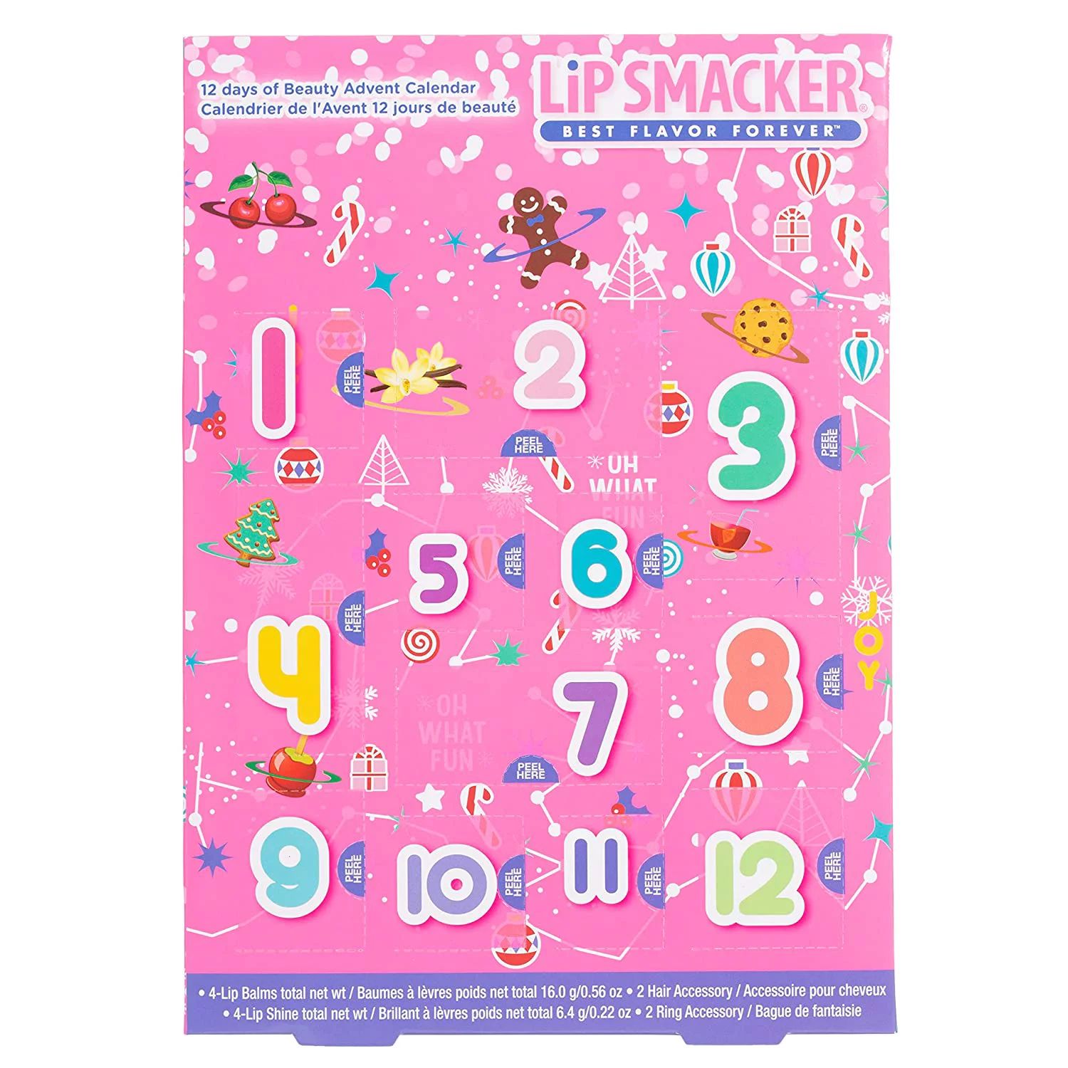 Lip Smacker Holiday 12pc Advent Calendar Original & Best, Beauty Advent Calendar | Walmart (US)