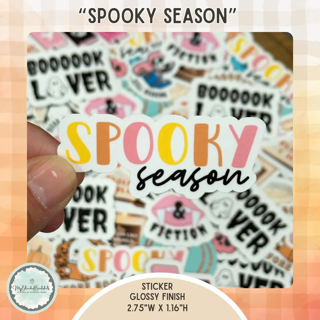 Spooky Season: Premium, Glossy Sticker - Etsy | Etsy (US)