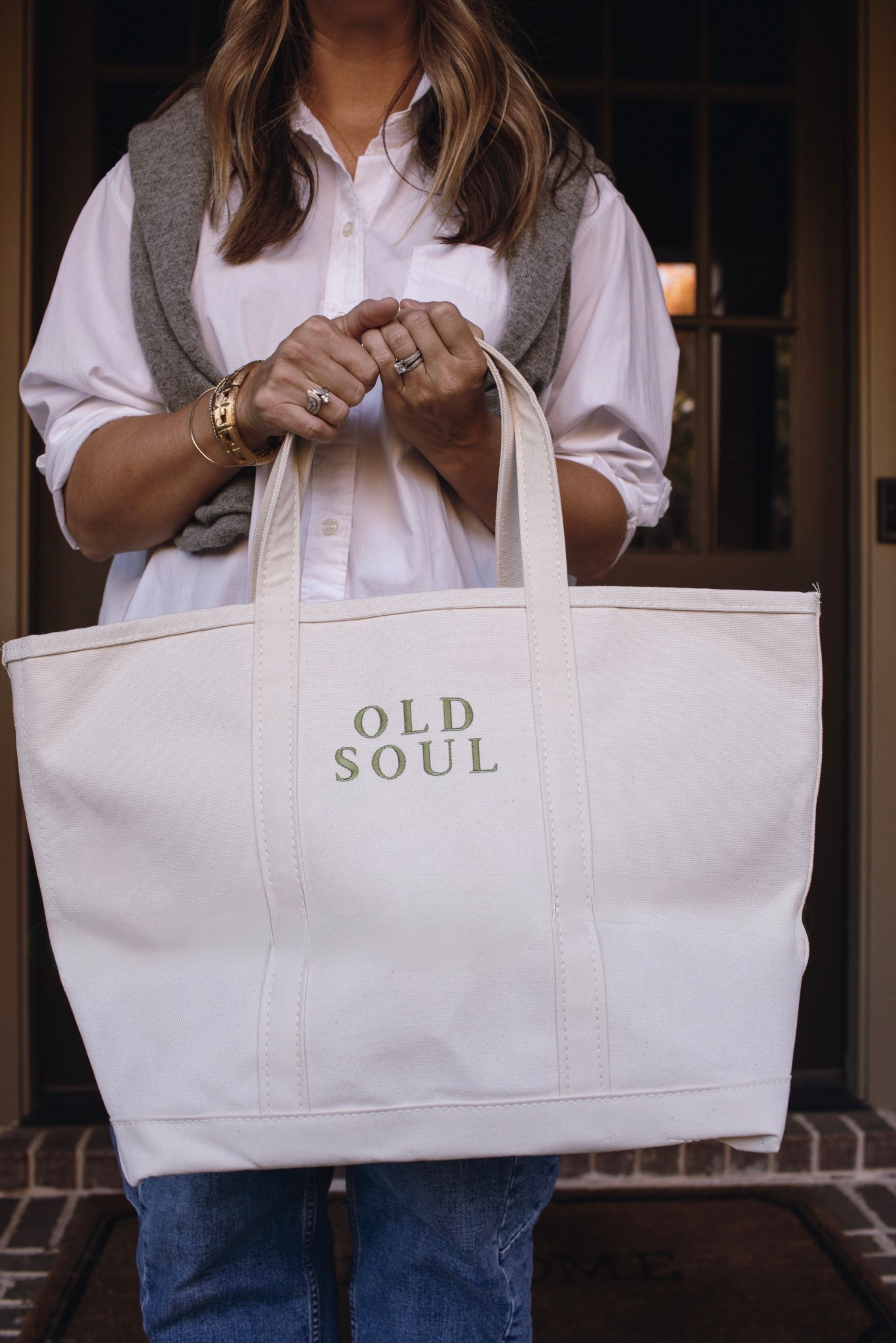 My boat & tote personalized just for this old soul ✌🏻

#LTKOver40 #LTKmomlife #LTKootd