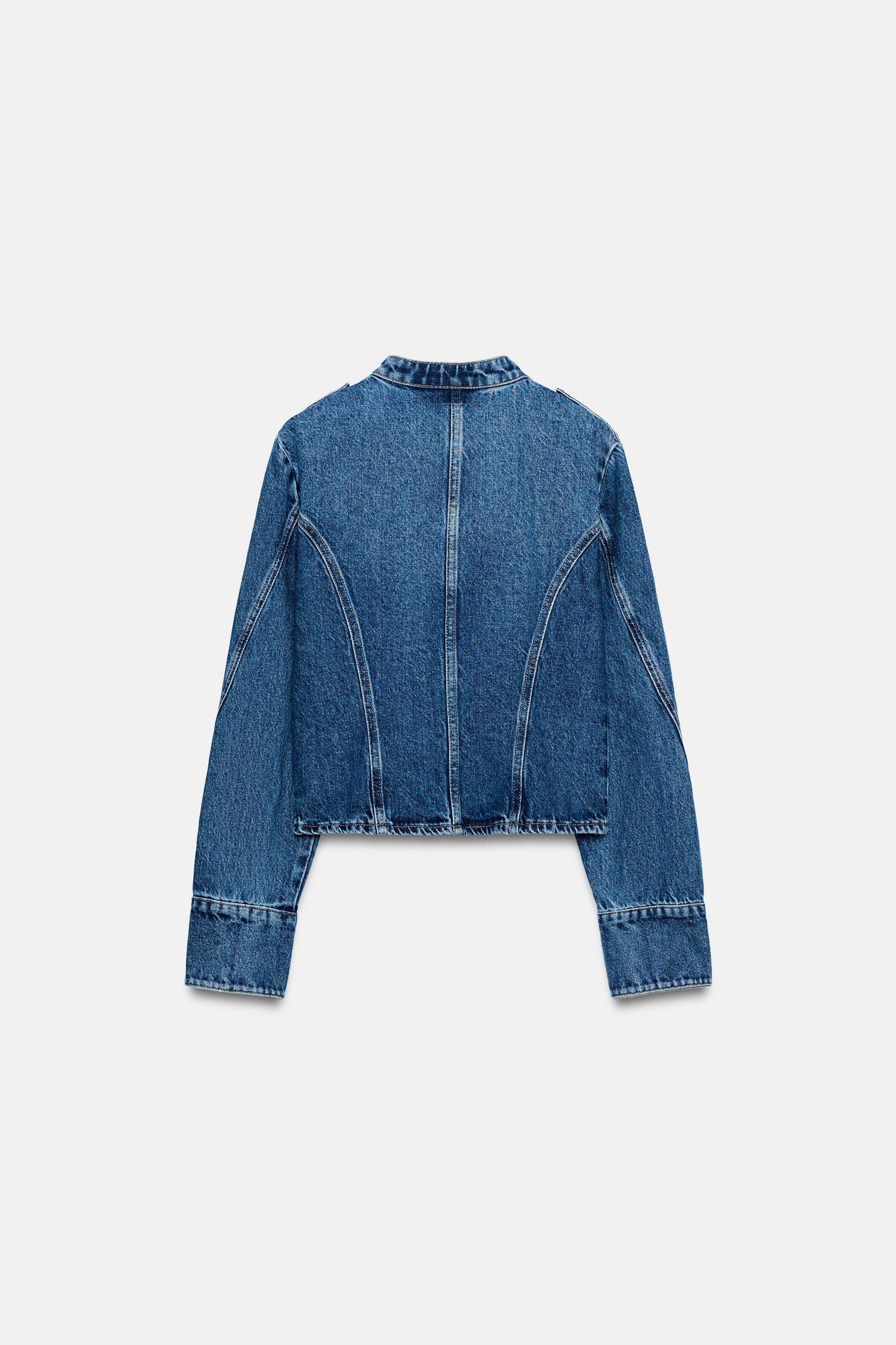 JEANSJACKE Z1975 MIT GOLDENEN KNÖPFEN | Zara DE