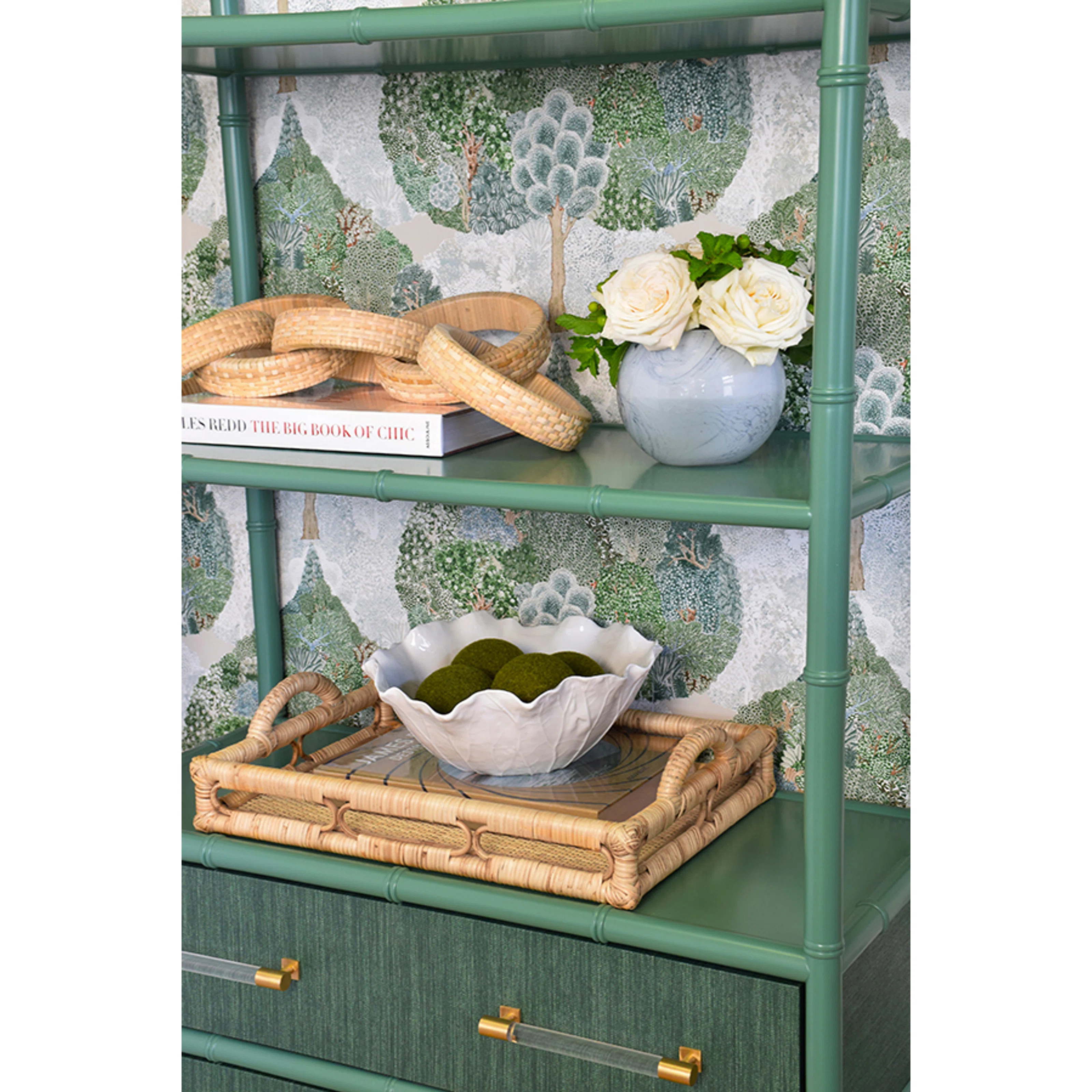 Tatum Rattan Decorative Tray | Perigold
