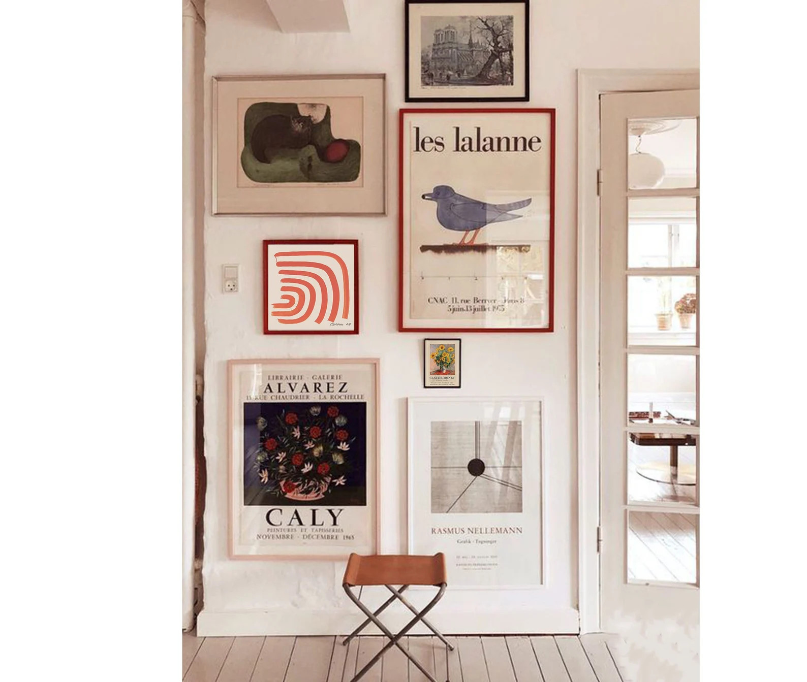 Modern Wall Gallery Set Lalanne Caly Monet Viviani Nellemann / Set of 7 - Etsy Canada | Etsy (US)