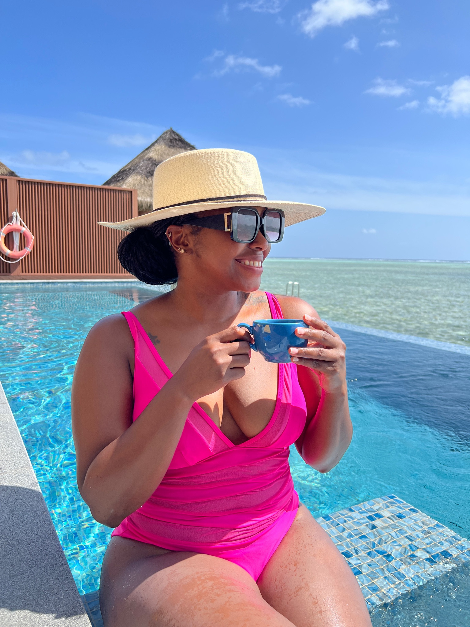 Pool day! This exact swimsuit is sold out but linking some other as well as the cover up I paried with it. 
Sunníes: TJ Maxx (linking similar)
Fedora: ‘Summer’ fedora from my online boutique - shoplivinfearless.com 
.
.


#LTKmidsize #LTKfindsunder50 #LTKtravel