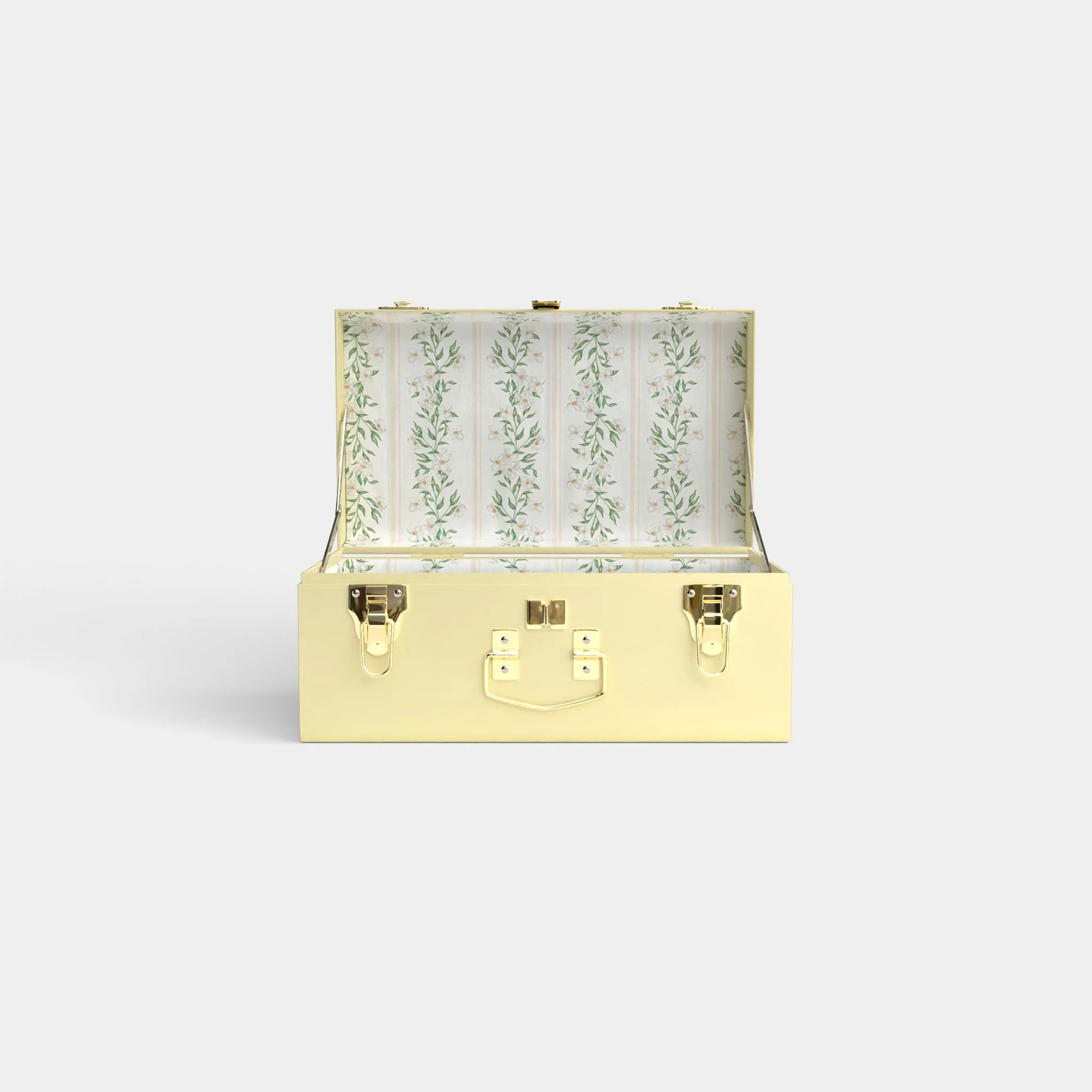 Warehouse Sale Yellow Mini Trunk | Petite Keep, LLC