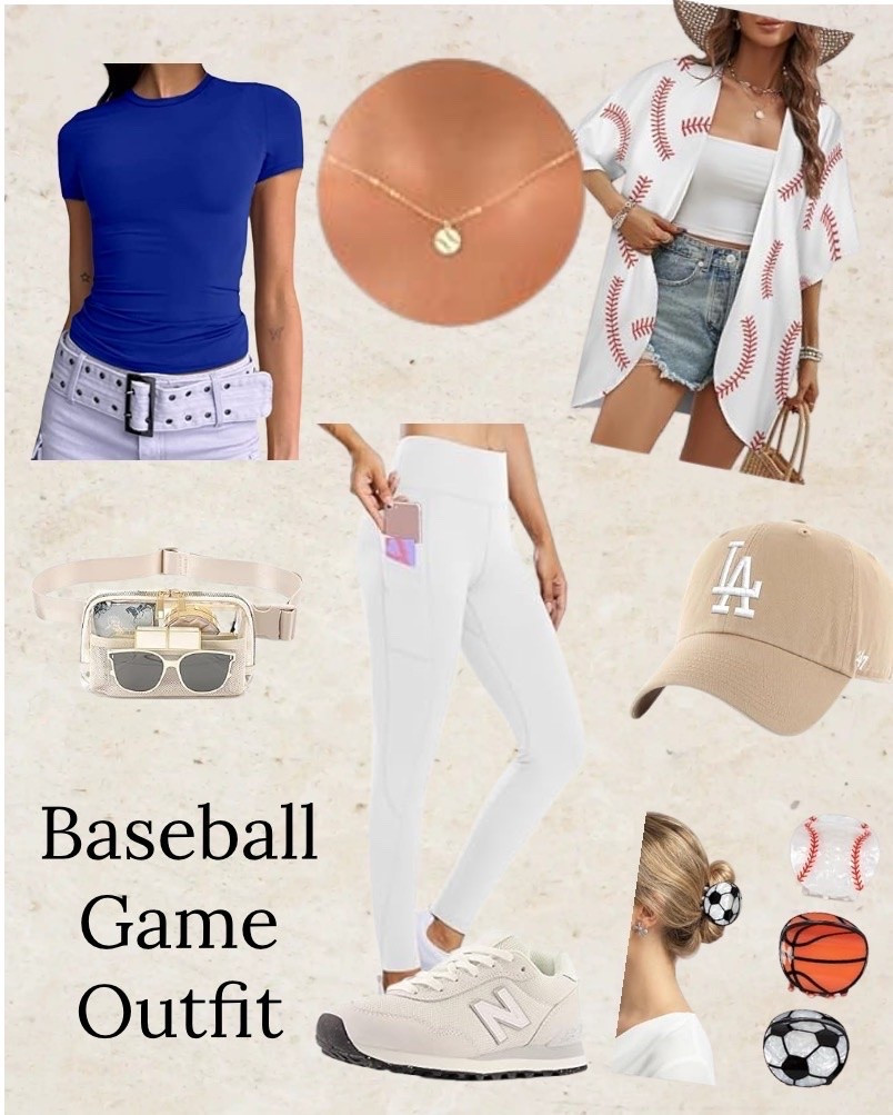 Amazon Baseball Game Outfit 💙⚾️

#LTKootd