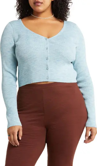 Rib Fitted Cardigan | Nordstrom