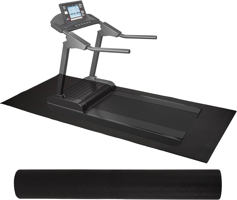 BalanceFrom High Density Home Gym Treadmill Exercise Bike Equipment Mat, 1/4" Thick, Multiple Siz... | Amazon (US)