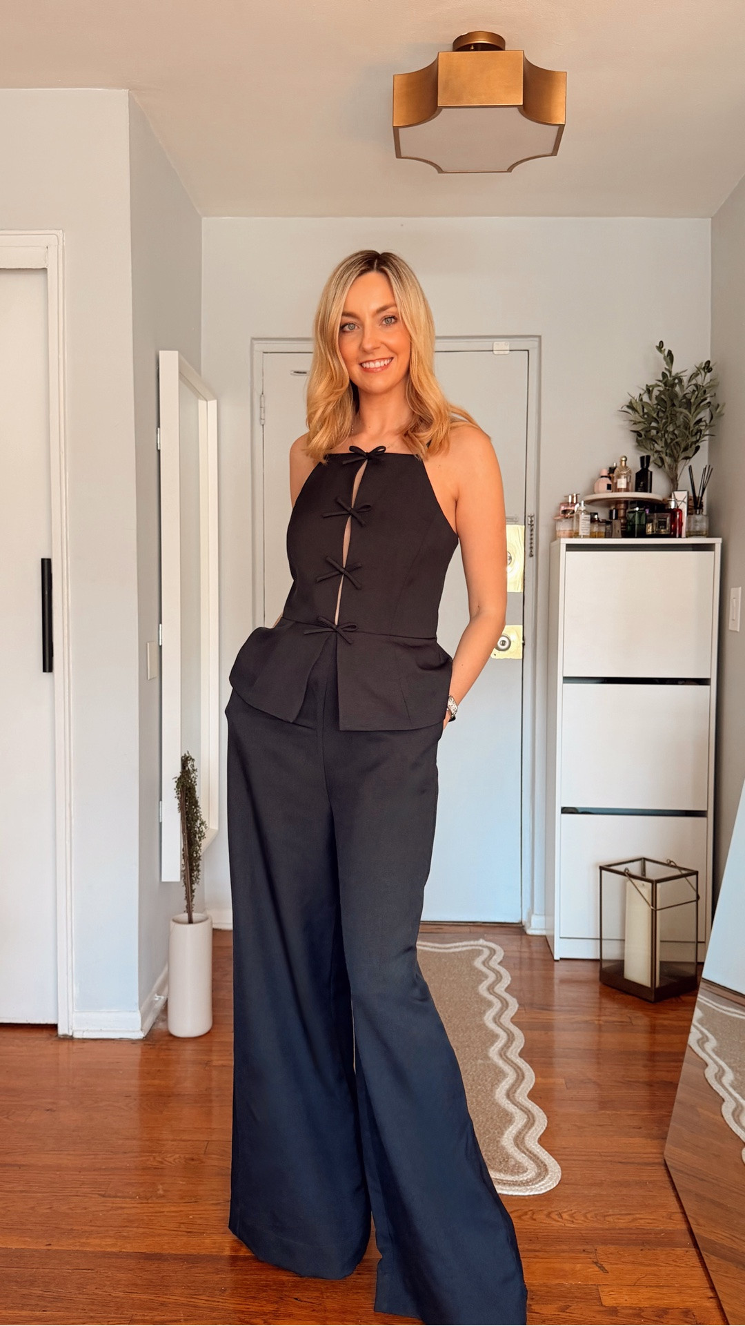 This most gorgeous jumpsuit from @Macys  - such a good piece for so many occasions, weddings, work days, graduations!

#LTKSaleAlert #LTKTall #LTKWedding