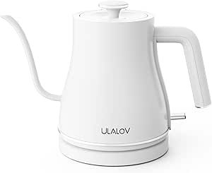 Ulalov Electric Gooseneck Kettle Ultra Fast Boiling Hot Water Kettle 100% Stainless Steel for Pou... | Amazon (US)