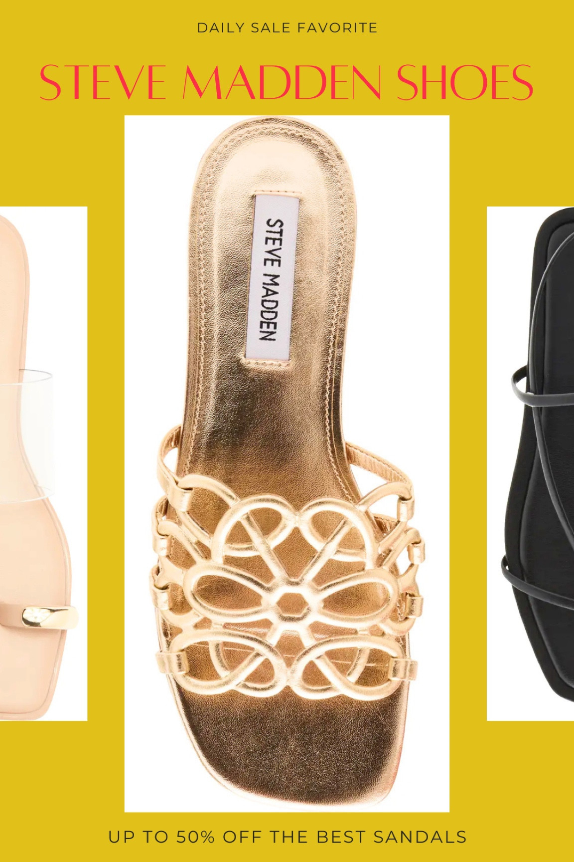 Steve Madden steals 🤍 up to 50% off the best sandals

#LTKSeasonal #LTKootd #LTKSaleAlert