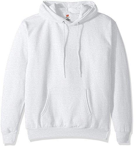 Hanes Men's Pullover EcoSmart Fleece Hooded Sweatshirt, Ash, Small | Amazon (US)