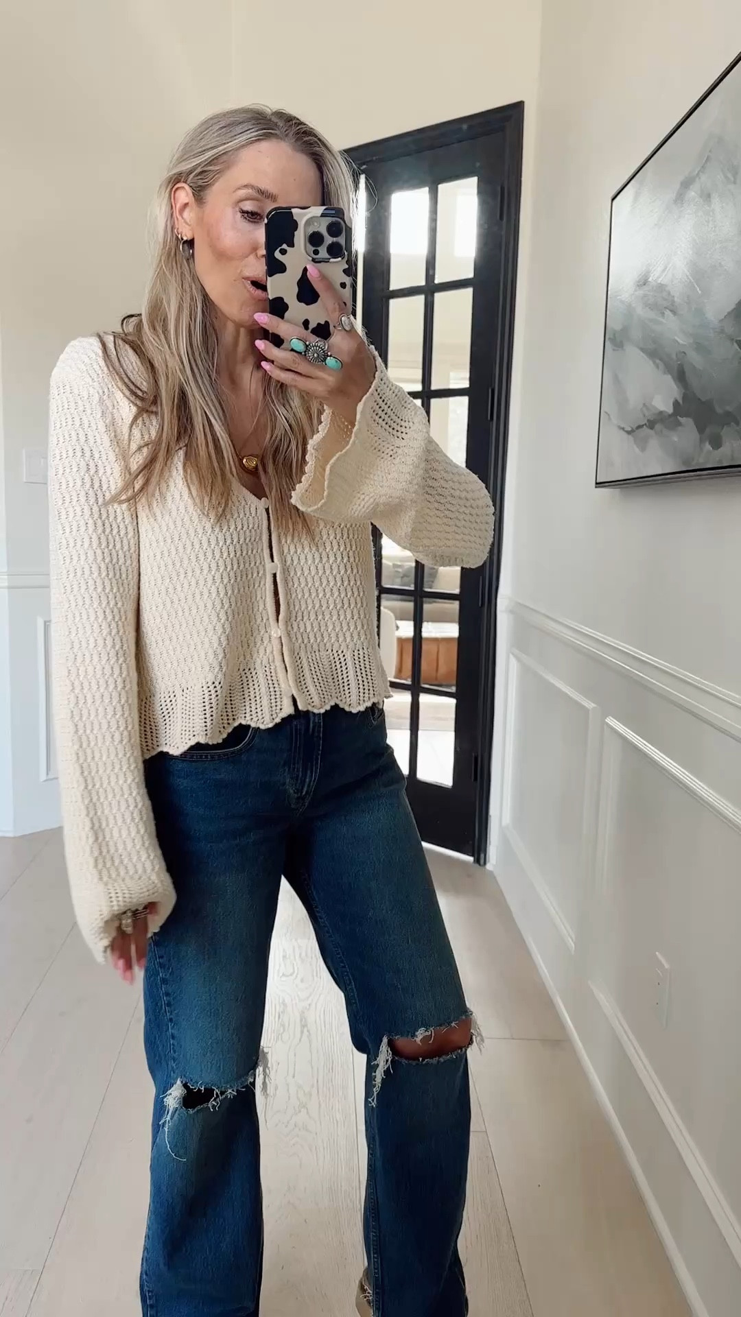 ✨SCROLL TO SHOP✨

BACK IN STOCK❣️ This cardi sold out once already. I love all the elevated details. The sleeves are my favorite. 

Wearing size small (my tts) in the top and size 27 (my tts) in the pants.



#LTKmomlife #LTKootd #LTKgrwm