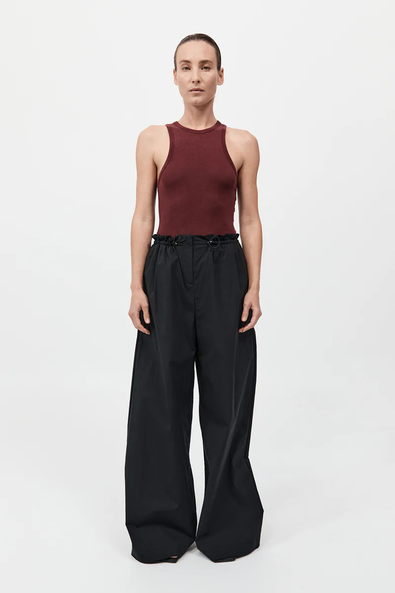 Petit Paperbag Waist Pants - Black | St. Agni (US, UK, EU)