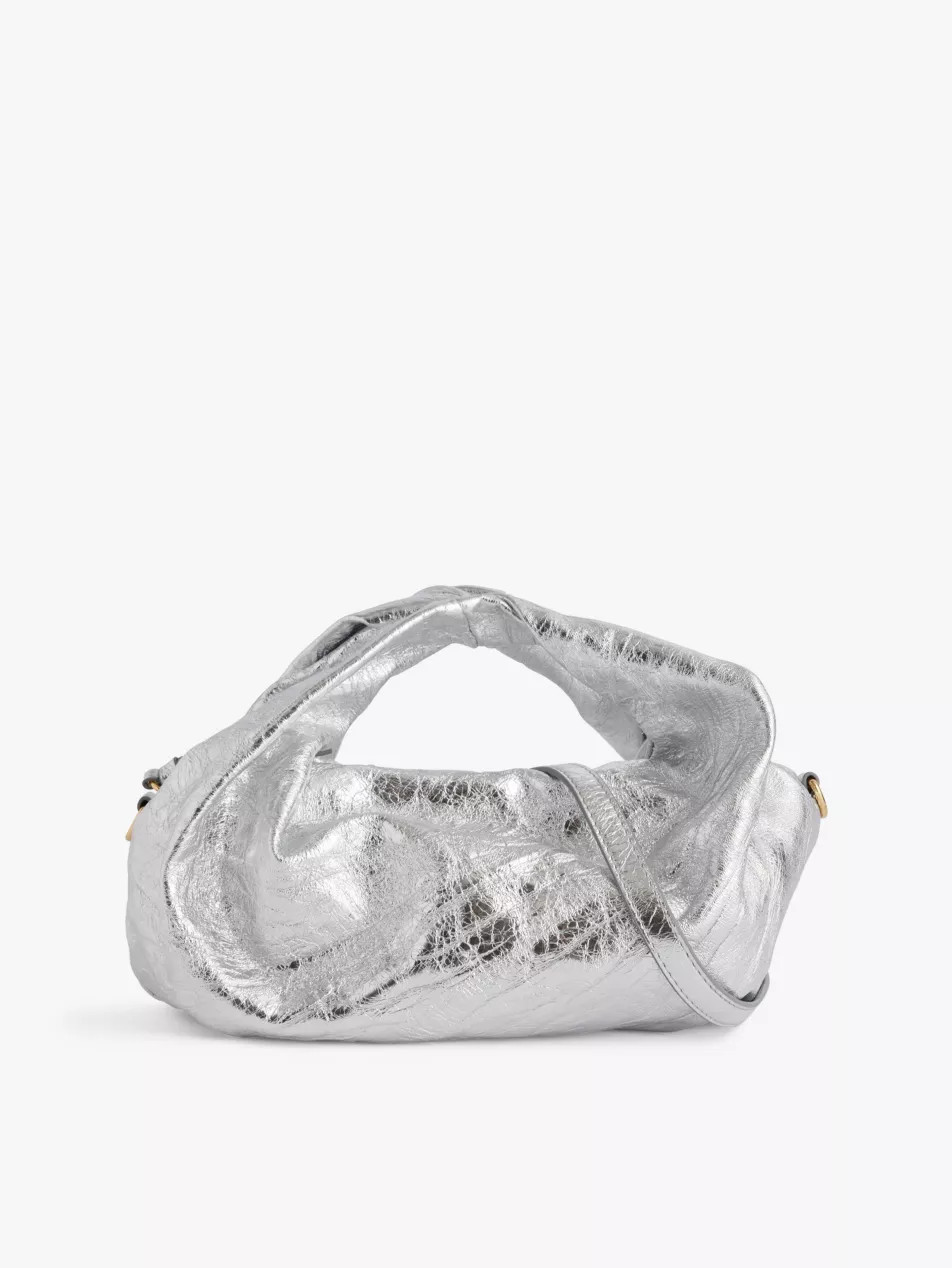 Double-top-handles small leather tote bag | Selfridges