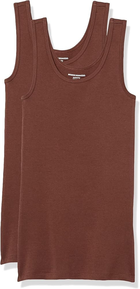Amazon Essentials Women's Slim-Fit Tank, Pack of 2 | Amazon (US)