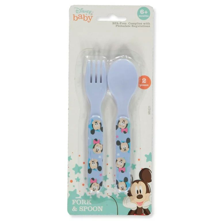 Disney Fork & Spoon Set - blue, one size | Walmart (US)