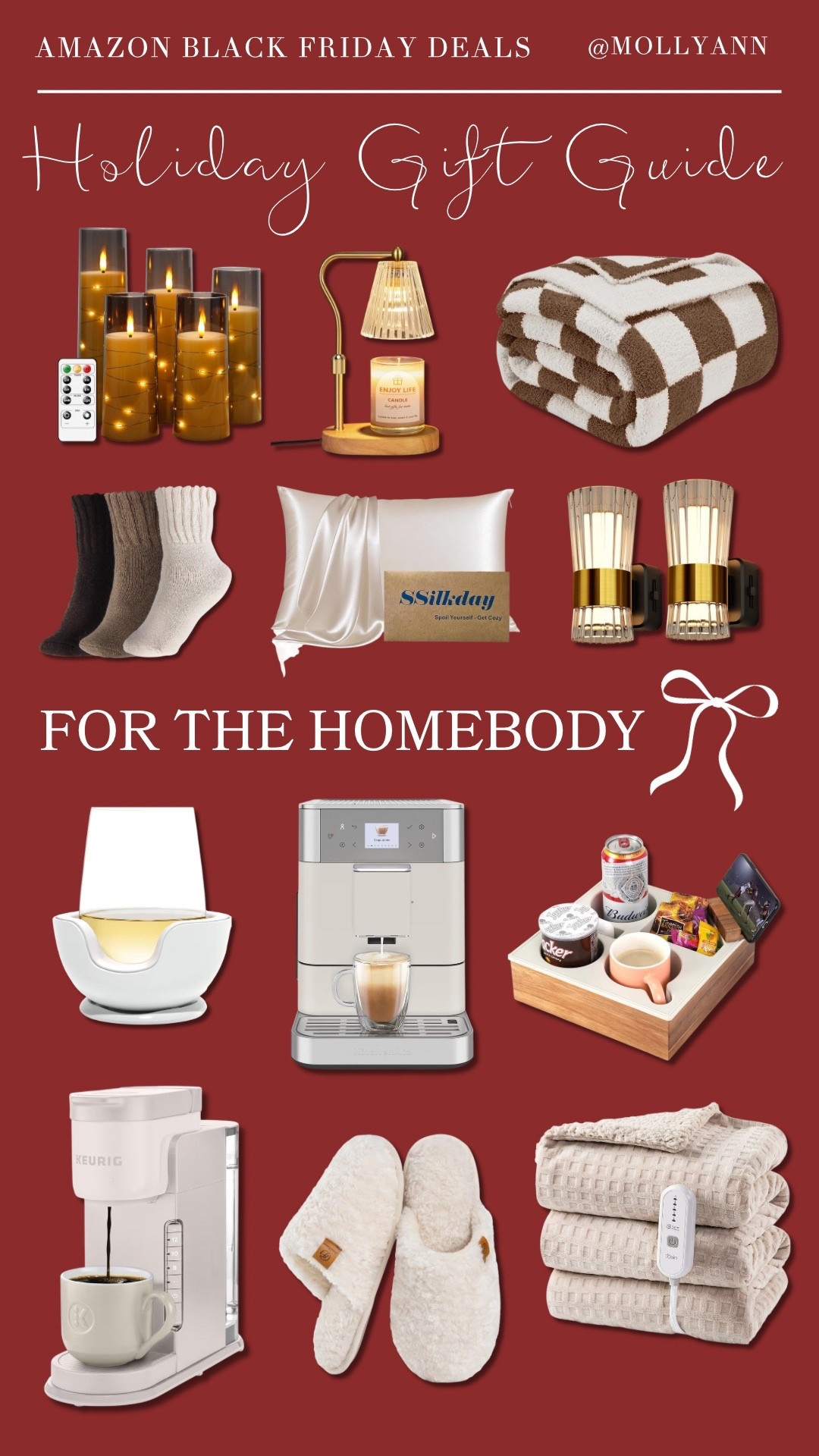 Amazon Black Friday deals: Holiday gift guide for the homebody! Cozy gift ideas 

#LTKSaleAlert #LTKGiftGuide