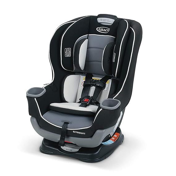 Graco Extend2Fit Convertible Baby Car Seat, Rear and Forward Facing, Adjustable Extension Panel f... | Amazon (US)