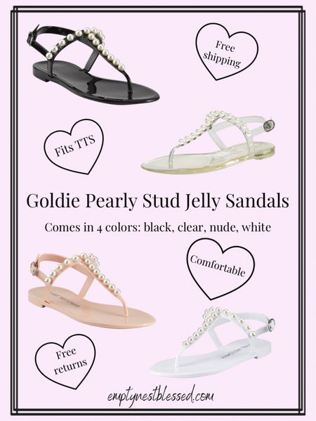 I love these pearl embellished sandals. I have them in 2 colors! They make such a statement with everything from shorts to dresses and are super comfortable! 

#LTKSeasonal #LTKshoecrush