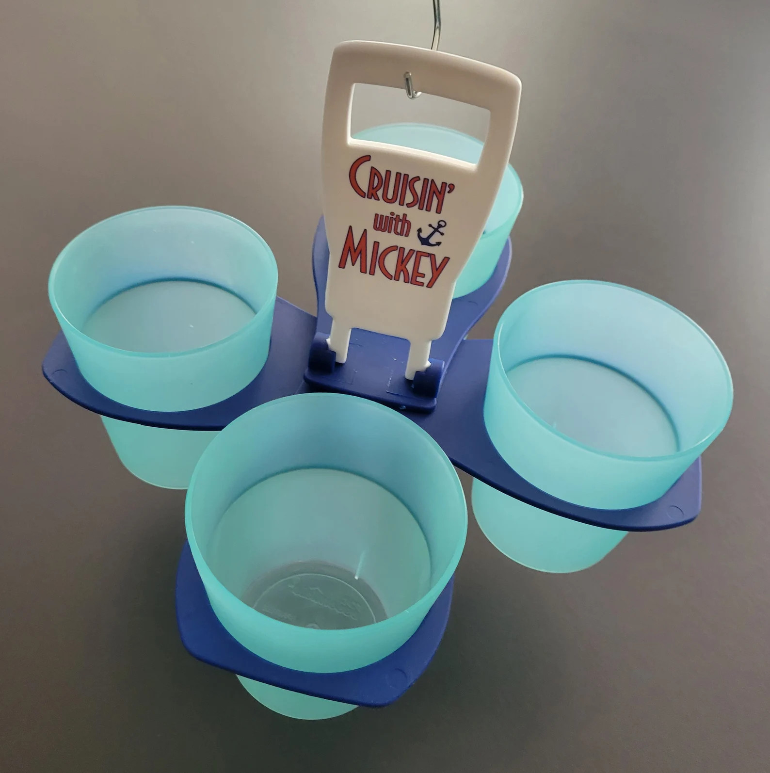 Cruise Cup Carrier: "Cruisin' with Mickey" CarryAround® Reusable Drink Holder - Fish Extender Gi... | Etsy (Global)