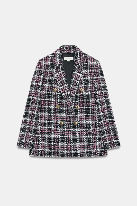 STRUCTURED CHECKS BLAZER | Zara UK