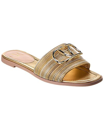 VLogo Leather Sandal | Rue La La