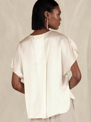 Bliss Silk Dolman Top | Banana Republic (US)