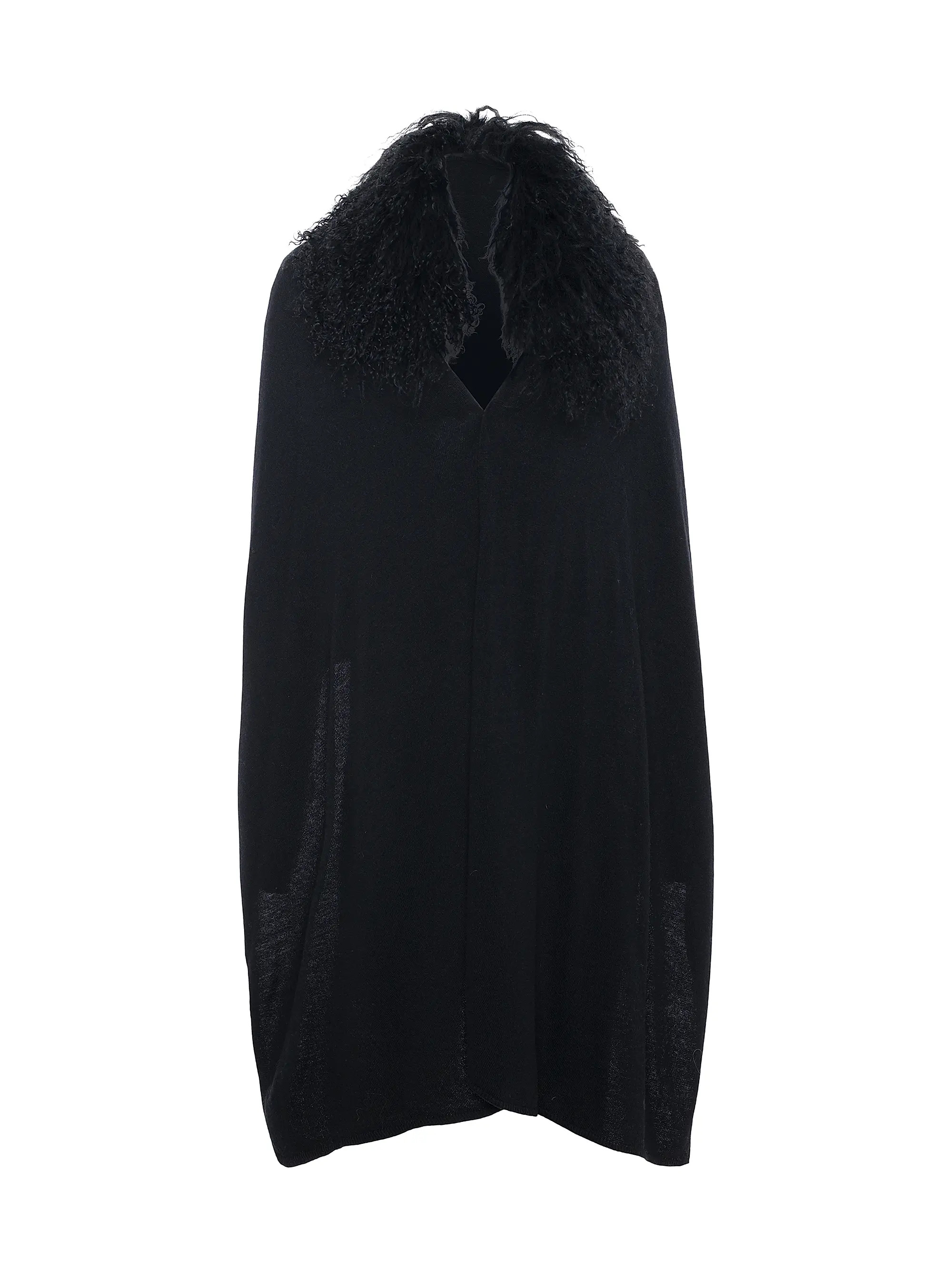 Stole with Select Mongolian Lamb Trim | Saks Fifth Avenue