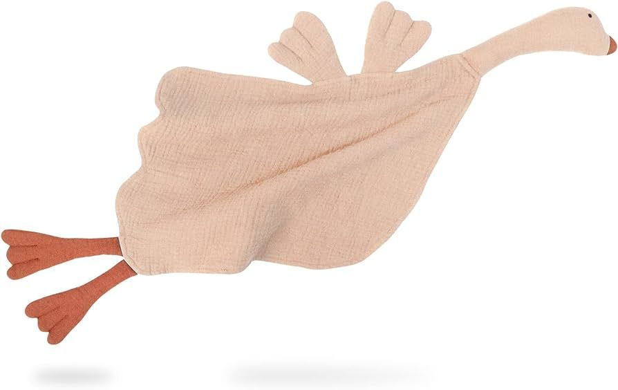 Lulu moon Muslin Loveys for Babies - Baby Security Blanket for Unisex - Goose Lovie - 25"x 11" Pr... | Amazon (US)