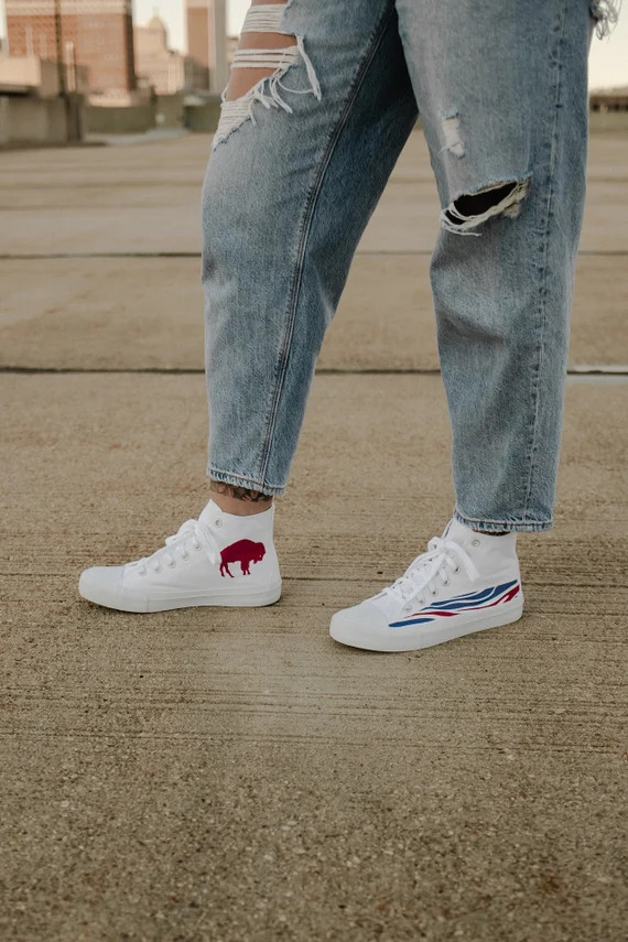 Zubaz Buffalo Bills High Top Sneakers | Etsy | Etsy (US)