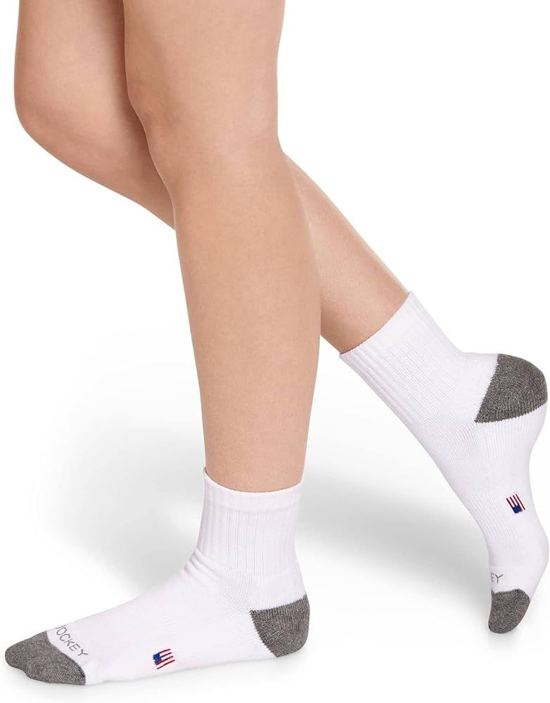 Women's Socks Made in America*  3 Pack, White, 6-10 | Amazon (US)