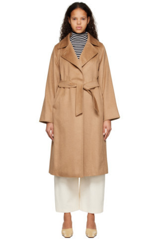 Brown Manuela Coat | SSENSE