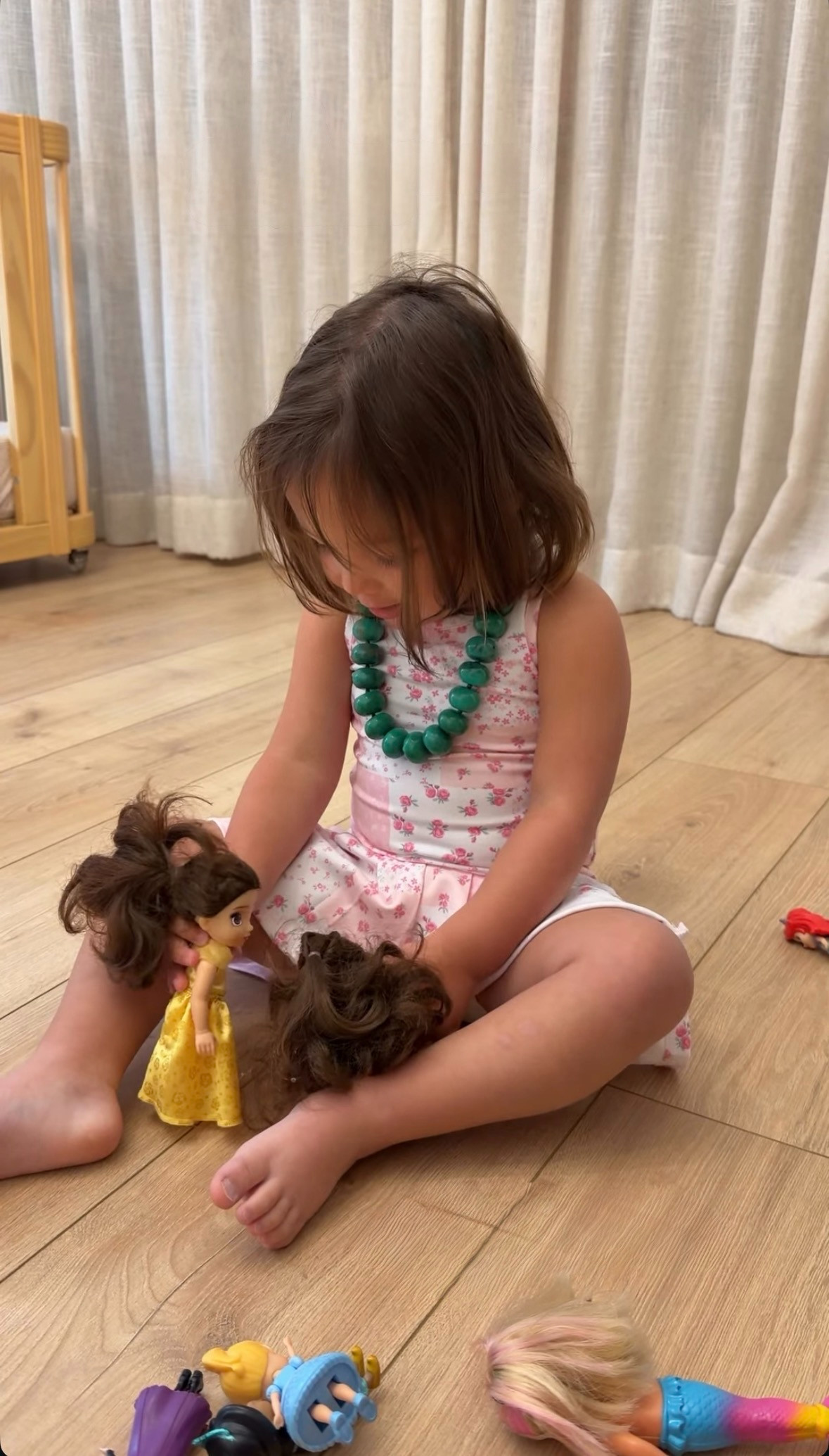 Playtime, but make it fashion 🎀🧸 Chunky beads and princess dolls! 

 #LTKootd #LTKmomlife #LTKKids