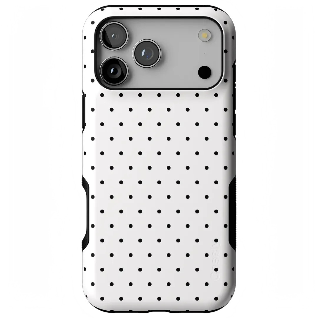 On the Dot   White Polka Dot Case | CASELY