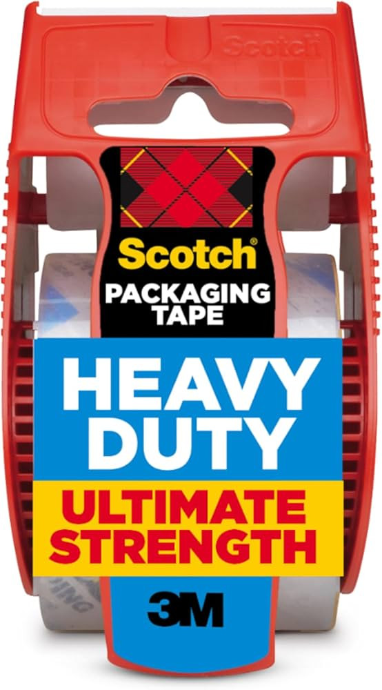 Scotch Heavy Duty Shipping Packing Tape, Clear, Holiday Shipping Supplies, 1.88 in. x 27.7 yd., 1... | Amazon (US)