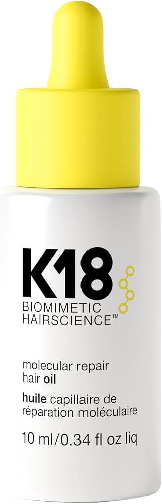 K18 Molecular Repair Hair Oil, Weightless Oil for Stronger, Healthier Hair, Suitable For All Hair... | Amazon (US)