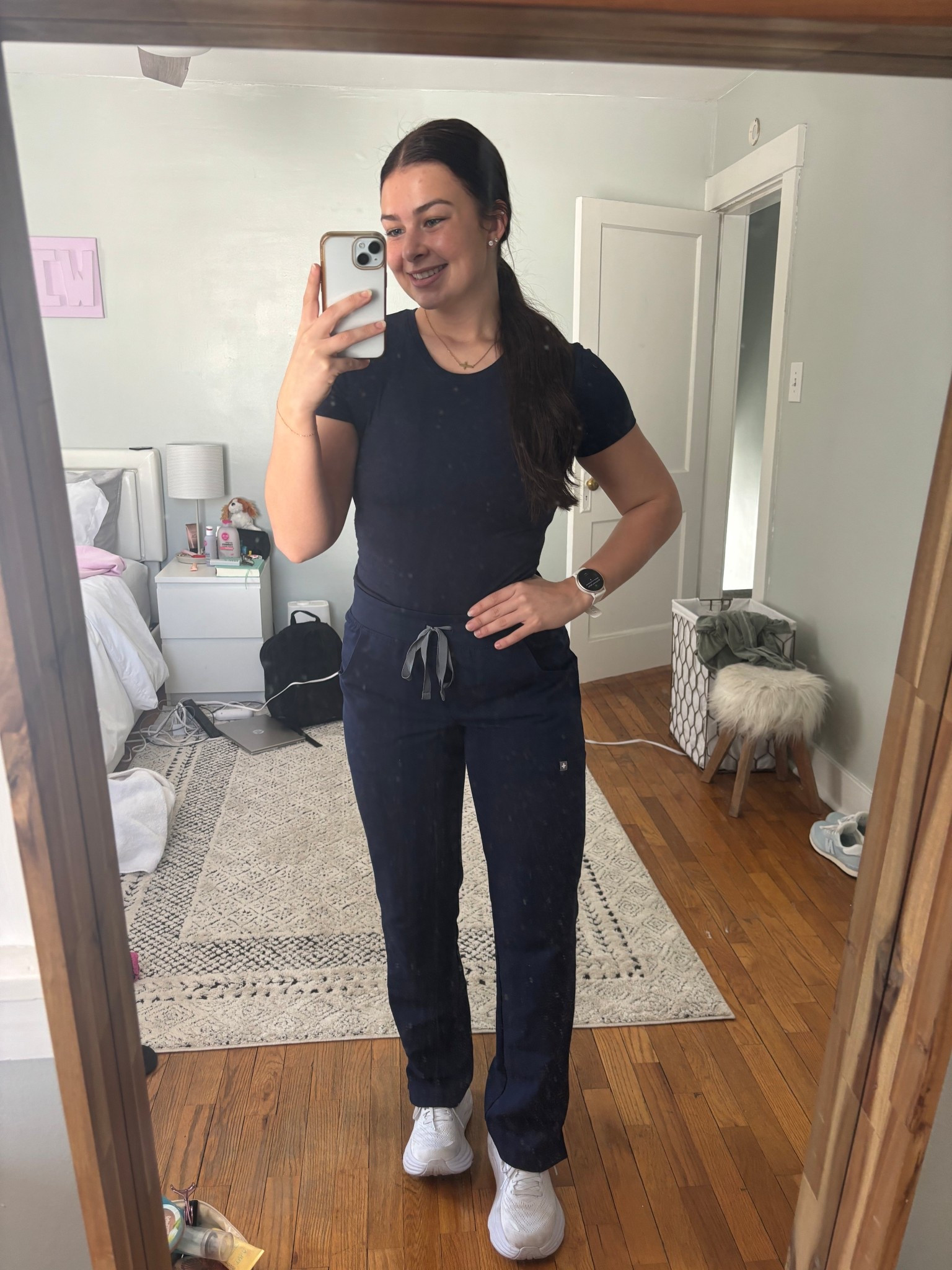 Healthcare outfit of the day! Unfortunately my shirt is from Dillards from so long ago that I couldn’t find a link to it! 

#LTKActive #LTKWorkwear