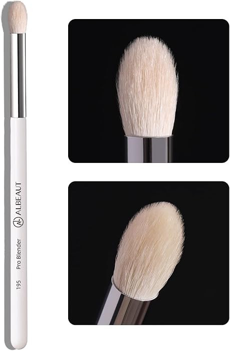 Tapered Eye Shadow Brush, Medium Powder Eyeshadow Blending Brush for Crease, Fluffy Eye Makeup To... | Amazon (US)