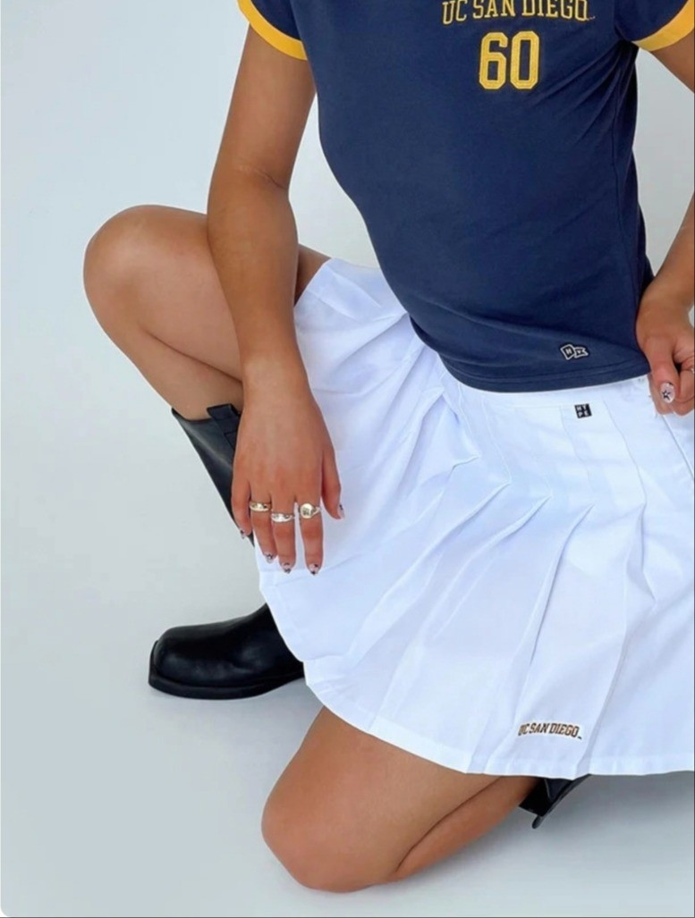 White petite tennis skort.

#LTKActive #LTKPetite #LTKMidsize