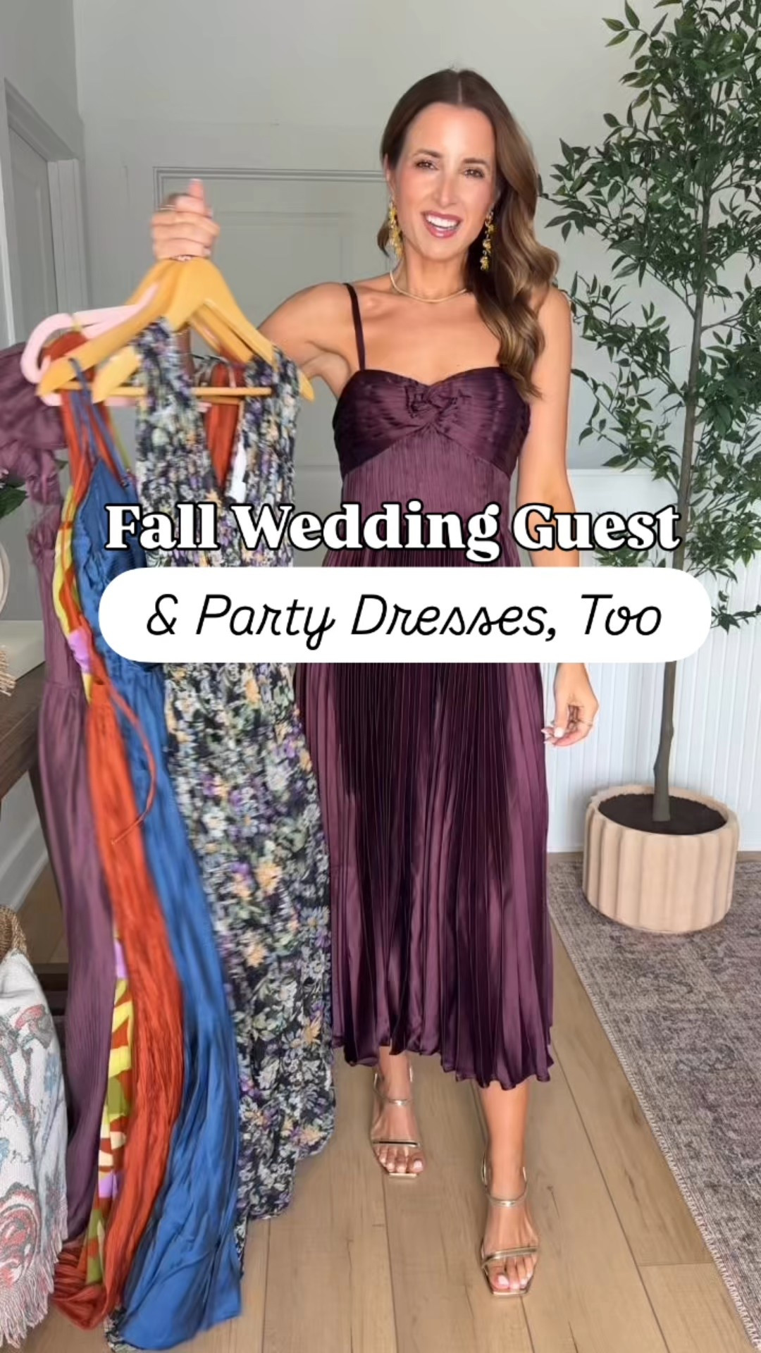 Code LISAMARIE15! Fall wedding guest dresses. Fall party dresses. Cocktail dresses. Black-tie optional. Formal dresses (burnt orange would work). Floral maxi dress. Pleated midi dresses.

*Wearing XS in each. I would consider hemming the maxi dresses and I’m 5’3 but they are gorgeous! The third plum midi also runs a little bit so consider sizing down in that one!

#LTKTravel #LTKParties #LTKWedding