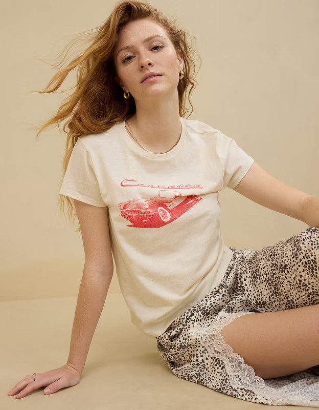 Aerie Corvette Graphic Vintage T-Shirt | Aerie